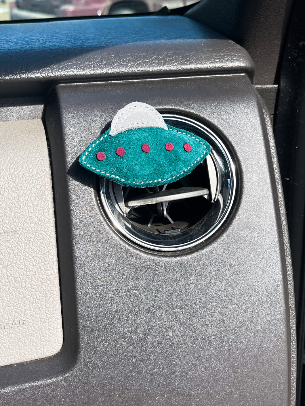 Blue UFO (Vertical)